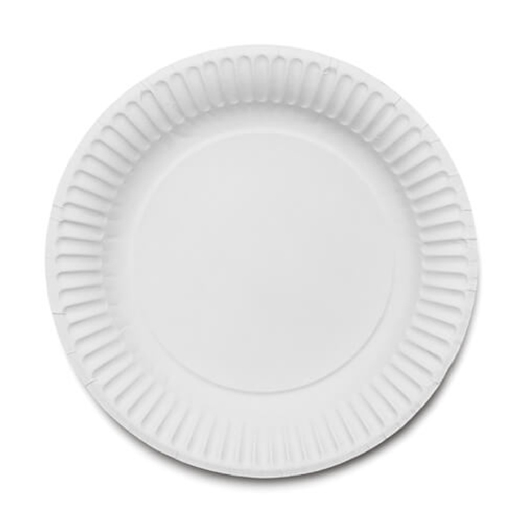 【Beautiful】 White Paper Plate and Bowl