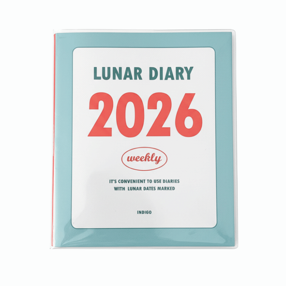 HOUCHU Retro Schedule Life Planner Book 2026 Minimalist Student Study Diary Planner Lightweight with Calendar Journal Notebook Student