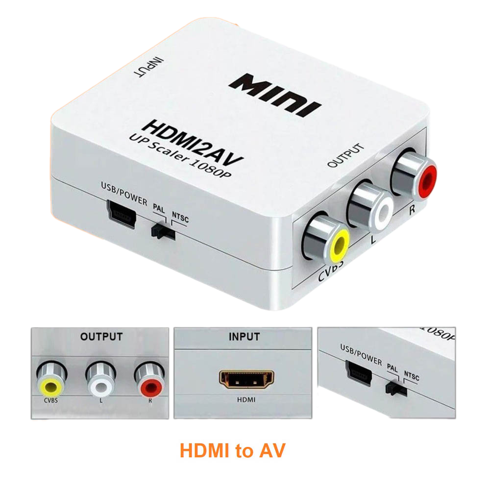 HD01 Bộ chuyển đổi HDMI RA AV (Video, Audio) Full HD 1080P ( Pc to Tv )