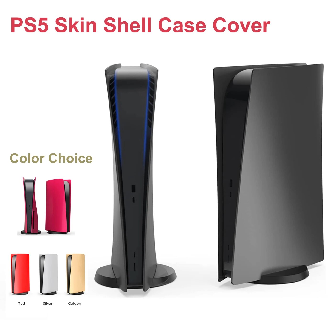 【original】 Hard Dustproof Ps5 Digital Version Disc Edition Console Faceplate Anti-Scratch Skin Case Cover Game Accessories
