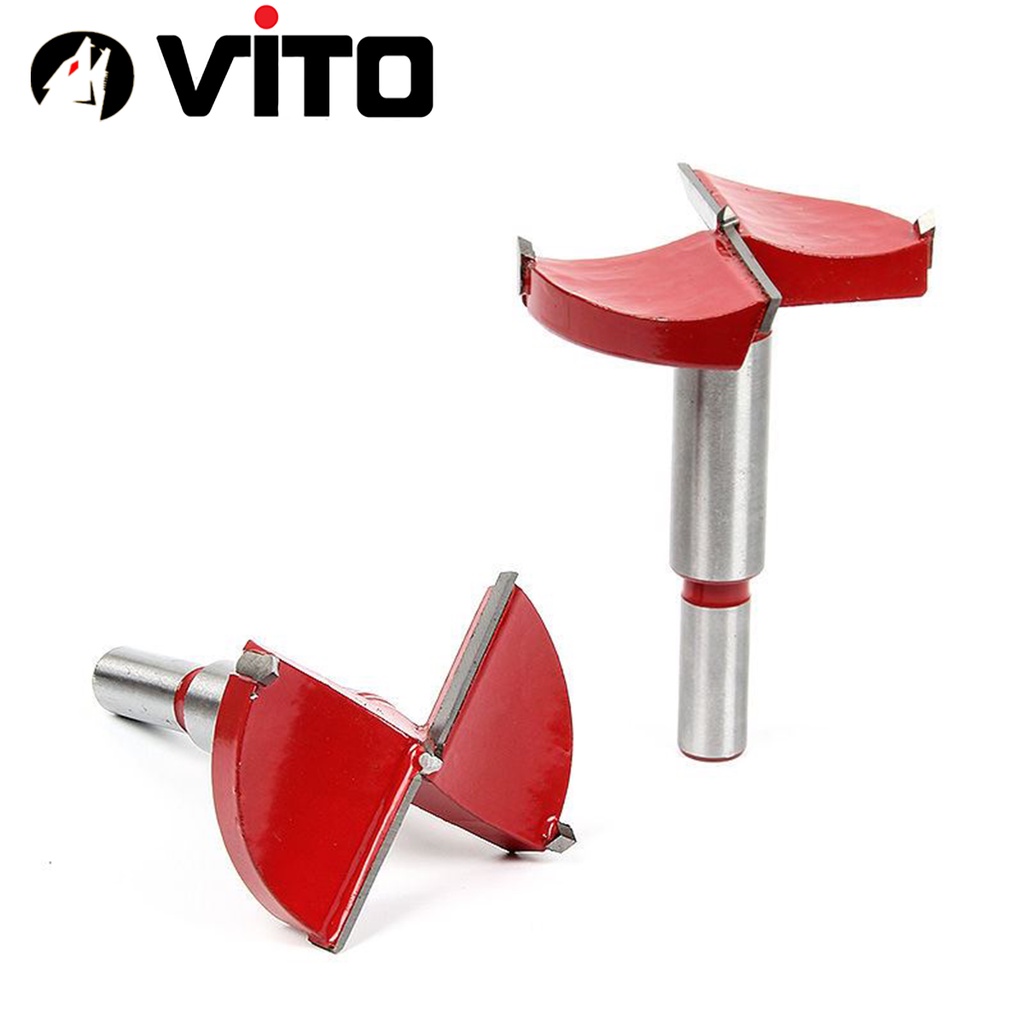 Mũi khoan khoét lỗ gỗ, nhựa vito chuôi tròn kích thước 16-60mm