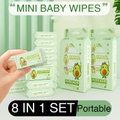 Mini Baby Wipes: Hand and Mouth Cleaning for Travel Outdoor