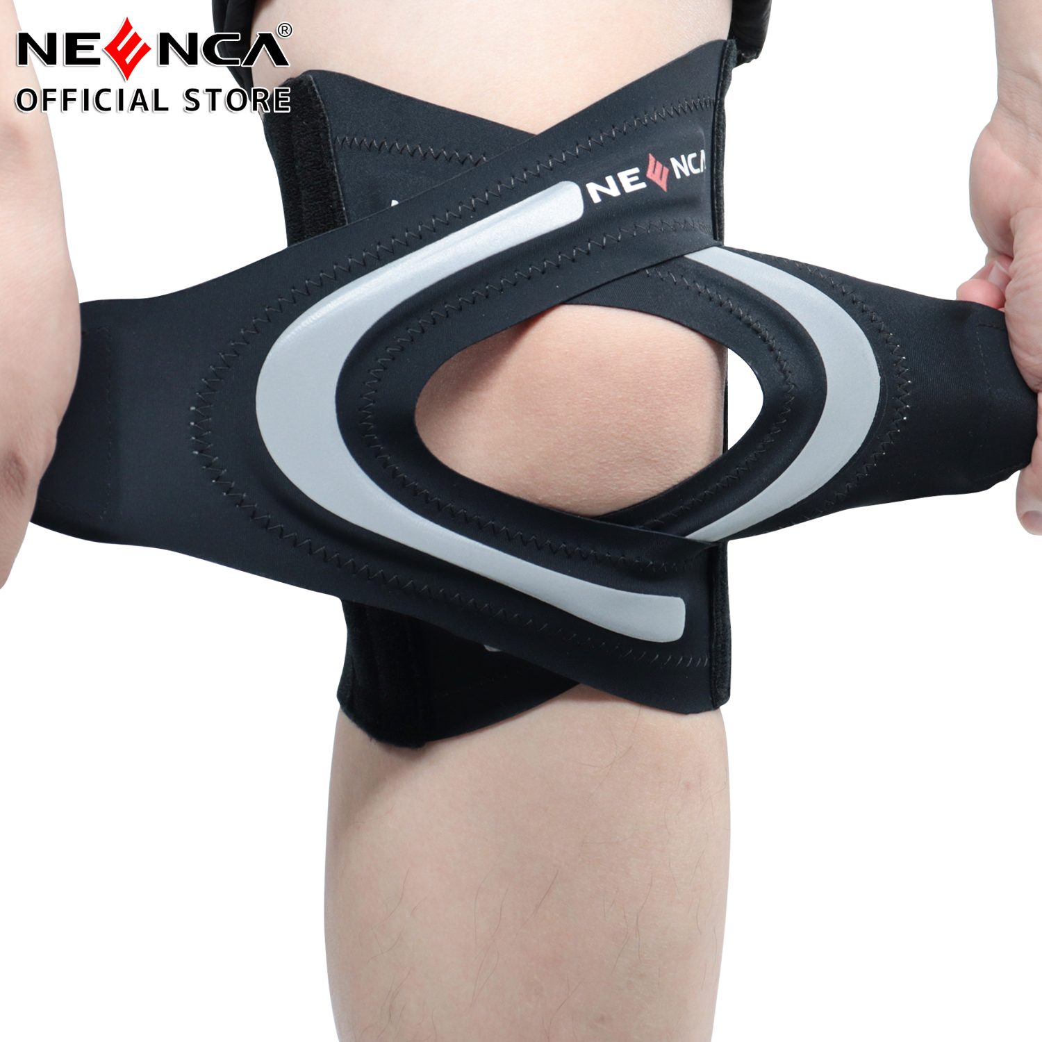 Băng cố định gối neenca cho phụ nữ và nam giới, Relief phục hồi meniscus nước mắt, đau viêm khớp, acl & MCL, đầu gối với cân bằng hai bên, Băng bảo vệ đầu gối điều chỉnh được