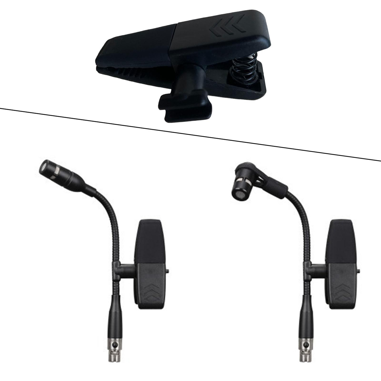 Lacooppia Microphone condenser cho sax Mic Kẹp Chống Sốc chủ không có micro dpa4099 Micro kẹp mic dàn nhạc sân khấu biểu diễn