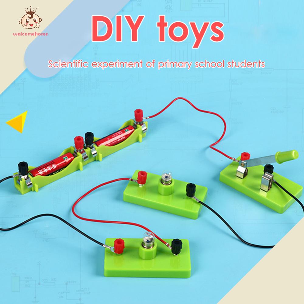 DIY Series Parallel Circuit Toys Students Kids Science Experiments Kits Toy