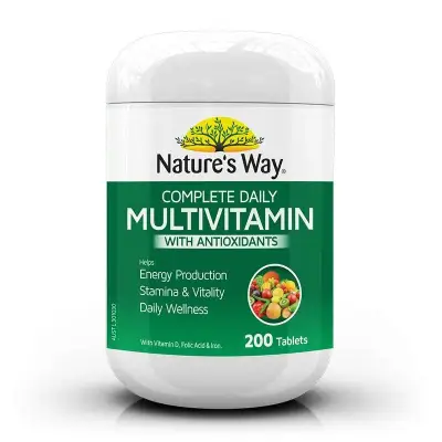 Nature's Way Multivitamin with Antioxidants 200 Tablets Exp Feb 2023