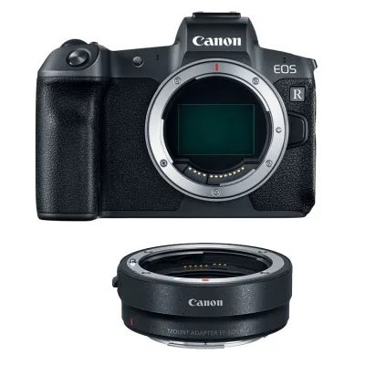 Canon EOS R Camera (Body only) (with adapter)