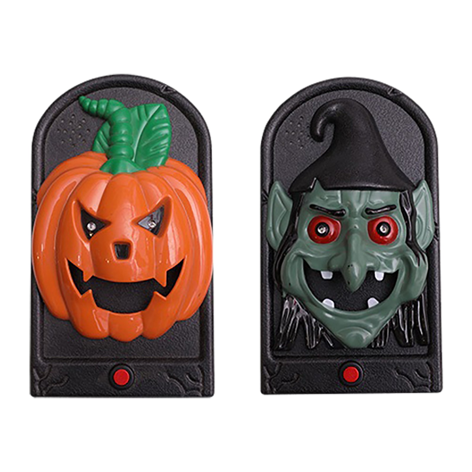 Nhà Thông Minh tiện ích phải có Hàn Quốc nhà thông minh tiện ích Halloween chuông cửa đạo cụ đầu đáng sợ đèn phù thủy âm thanh trang trí phù thủy bí ngô đèn phù thủy Thanh âm thanh trang trí hỗ trợ hoạt động