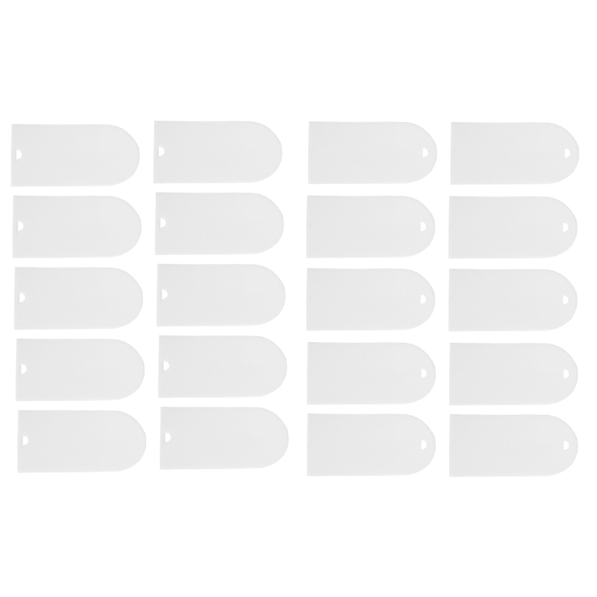 20Piece Tag Labels Chair Acrylic Arch Sign Blank Acrylic Signs Blank Reserved Signs Acrylic Place Cards Transparent