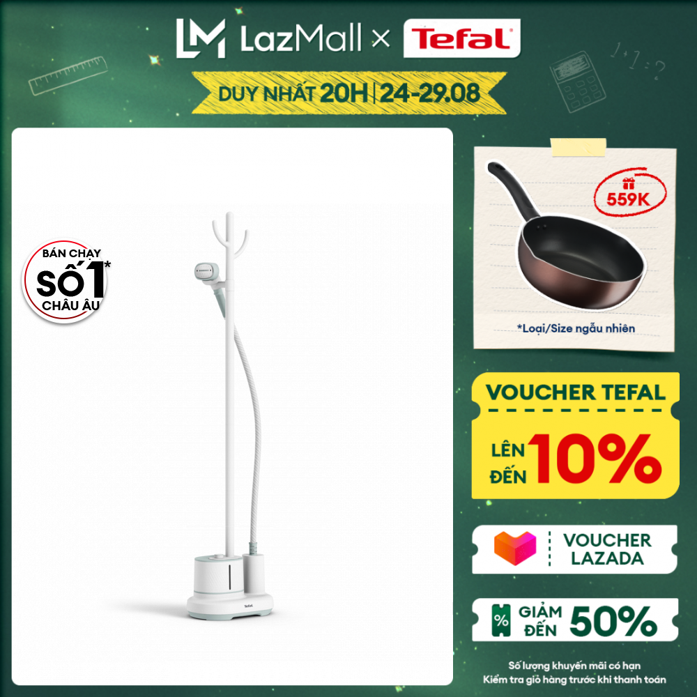 Bàn ủi đứng kết hợp móc treo Tefal Origin Home