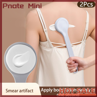 Pnate 2 cái Dụng cụ bôi kem chống nắng Kem dưỡng da đa chức năng dụng cụ bôi lưng chống nắng không cọ tắm Sản phẩm làm sạch cơ thể tay cầm dài