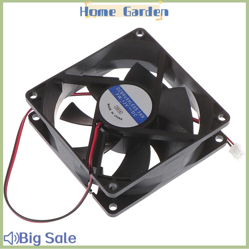 HomeGarden Flash Sale 12V 2pin 80x80x25mm 8cm 80x25mm DC không chổi than trường hợp máy tính Quạt làm mát 8025