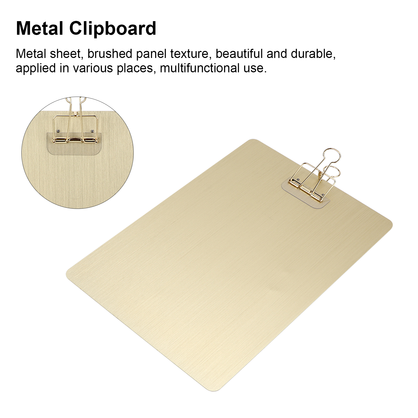 Aqxreight clipboard suspensible chống gỉ wearproof xước sắt kim loại Bảng vẽ thư mục cho các văn bản paintinggold clipboardclip Hội Đồng Quản trị Bảng vẽ kim loại CL và nhiều hơn nữa kết cấu được (màu đen)