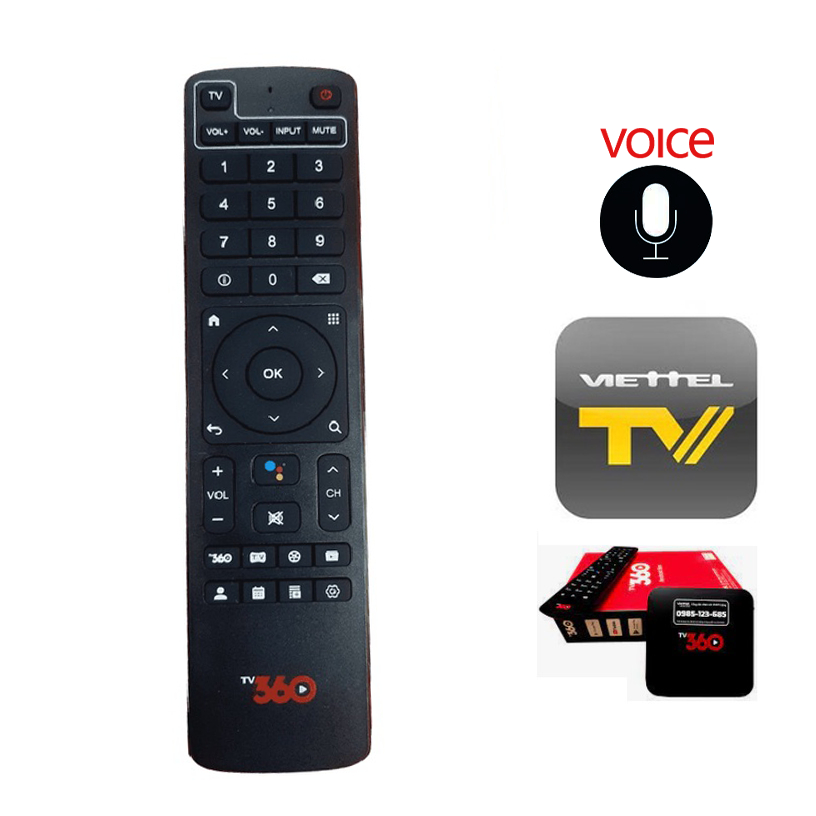 [Receiver controller Viettel TV360 box 4K Viettel Android TV box voice,Remote Controllers Viettel TV360 box 4K Viettel Android TV box voice,]