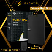 Seagate Expansion Portable External Hard Drive, 1TB/2TB, USB 3.0