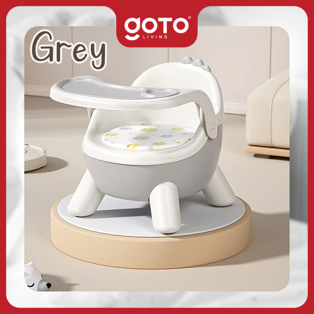 Goto Chuba Baby Chair Kursi Makan Bayi Tempat Duduk Mpasi Lucu Set Meja