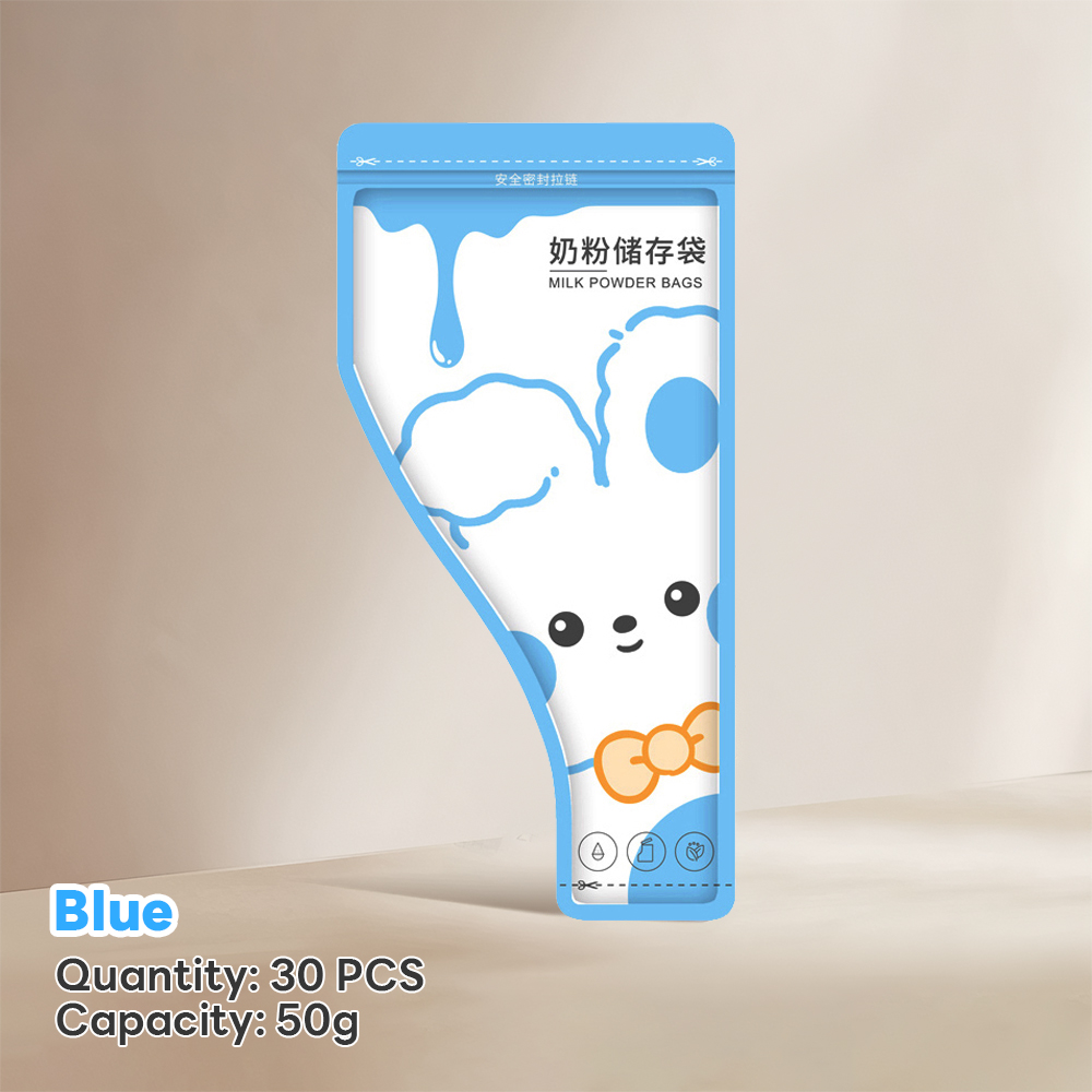 Mumystation 30pcs/set Kantong Susu Bubuk Bayi Tas Penyimpanan Susu Bubuk Sekali Pakai Baby Milk Powder Storage Bag