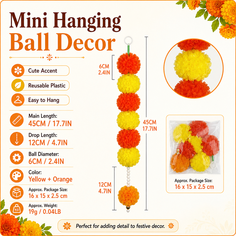 Deepavali Door Hanging Decoration Diwali Festival Wall Ornament Indian Pooja Prayer Home Decor