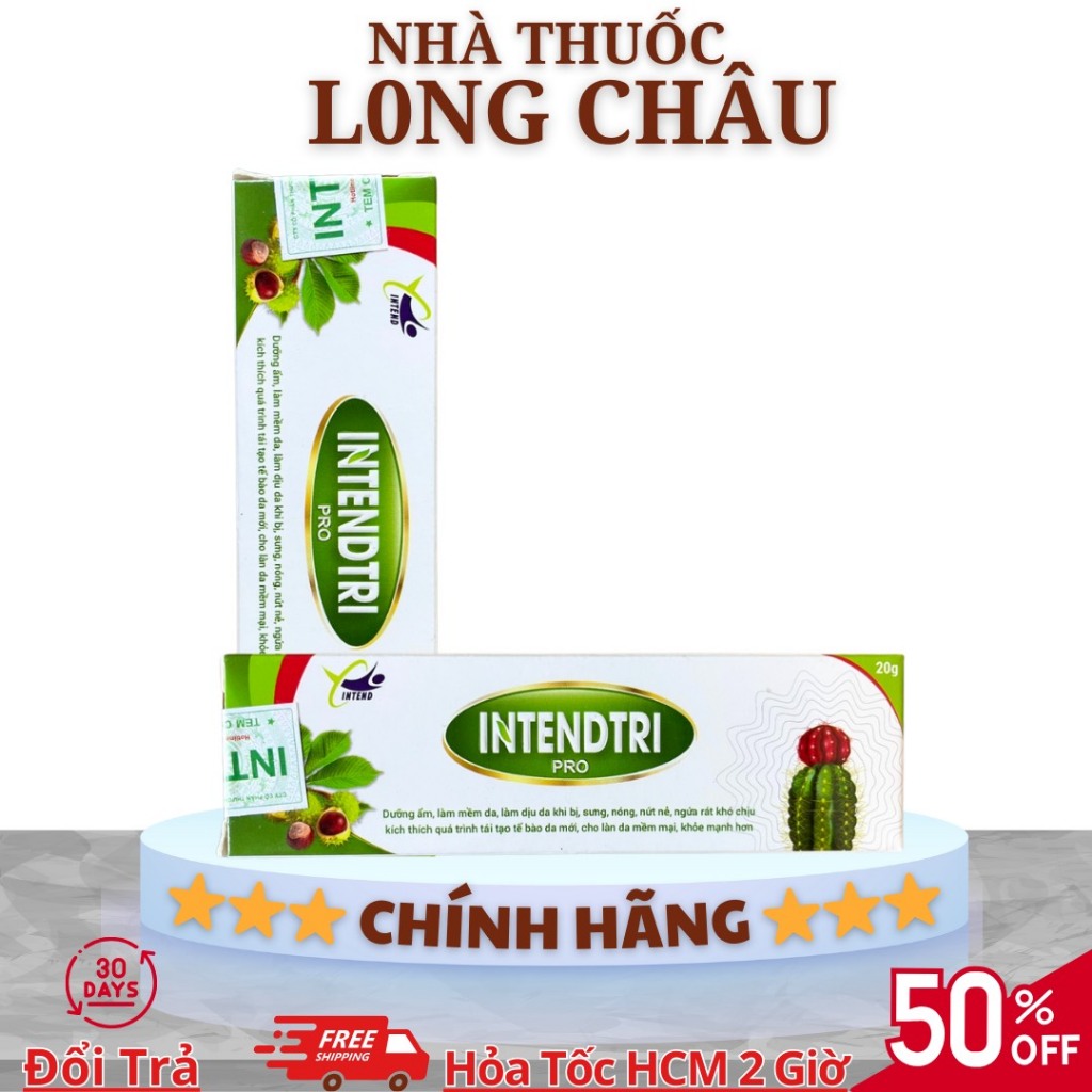 Kem bôi co búi trĩ intendtri pro giúp teo búi trĩ giảm tình trạng đau rát hậu môn di ngoài ra máu nh