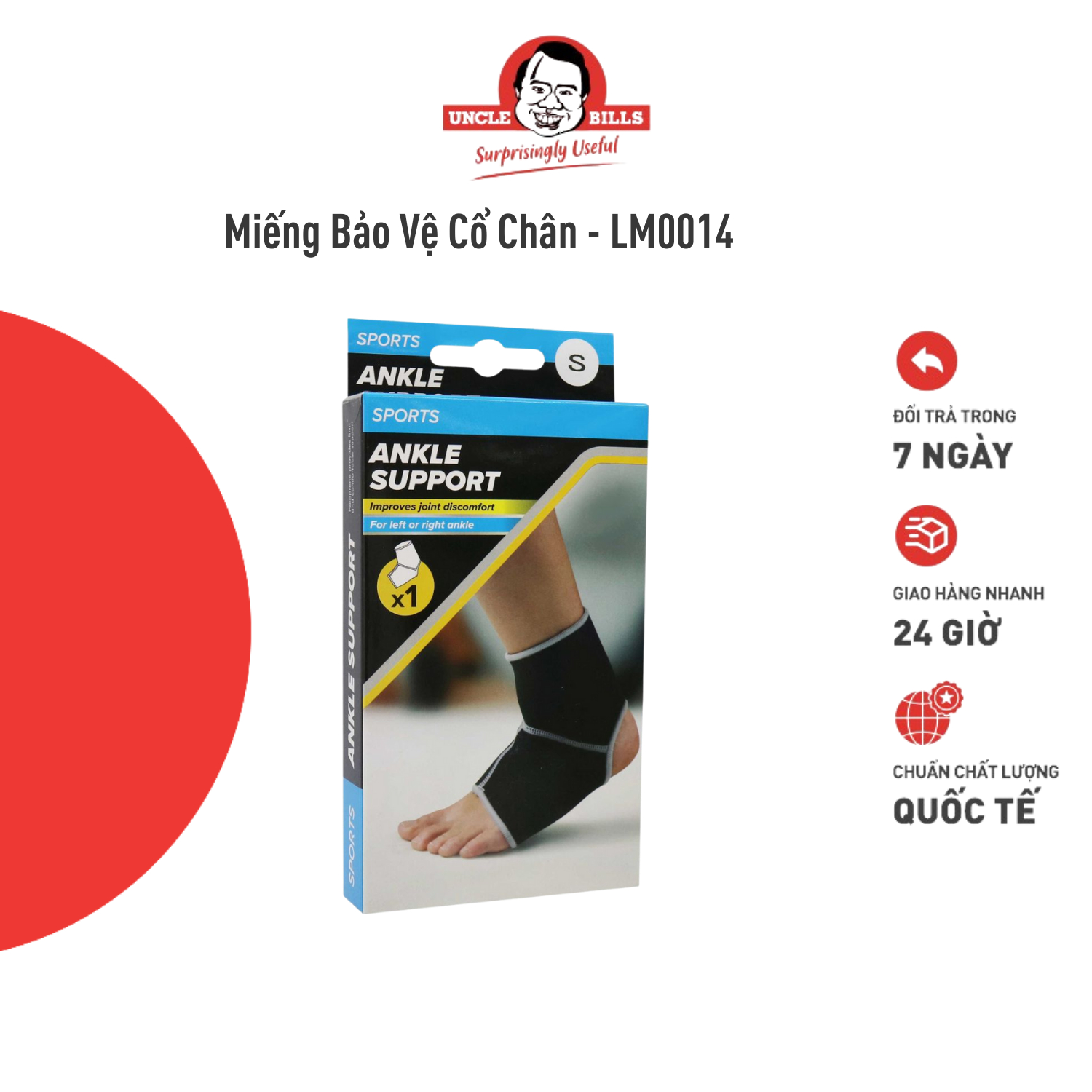 Miếng bảo vệ cổ chân ubl lm0014