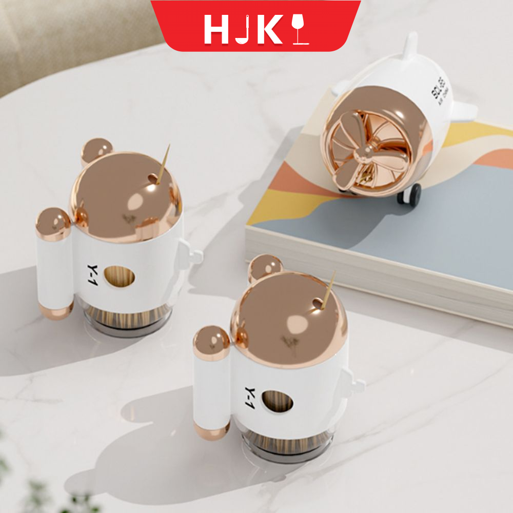 HJKL Hoạt hình Hộp tăm tự động Cao cấp Dễ thương Đồ trang trí hộp tăm Di động Hộp Tăm Đào Tạo Khách sạn