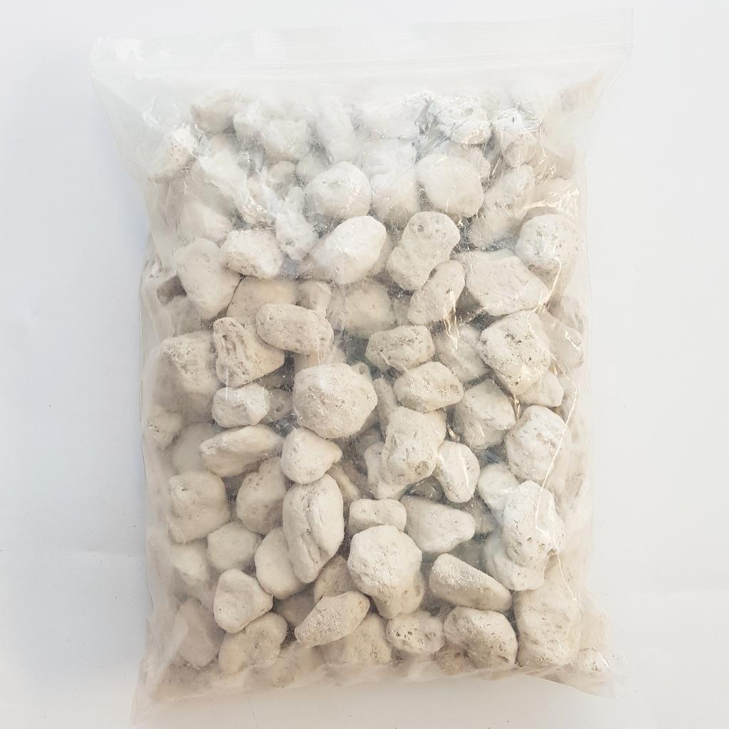 500G Đá Lông Vũ Nham Thạch Trắng TURKEY size CỐI 3 - 5cm – Vật Liệu Lọc Hồ Cá Cảnh, Thủy Sinh - 2