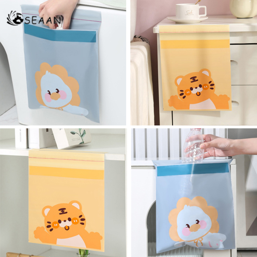 15Pcs Xe túi rác Tự Dính túi đựng rác tiện lợi Leakproof Rác Chủ Đối Với Ô Tô Nhà