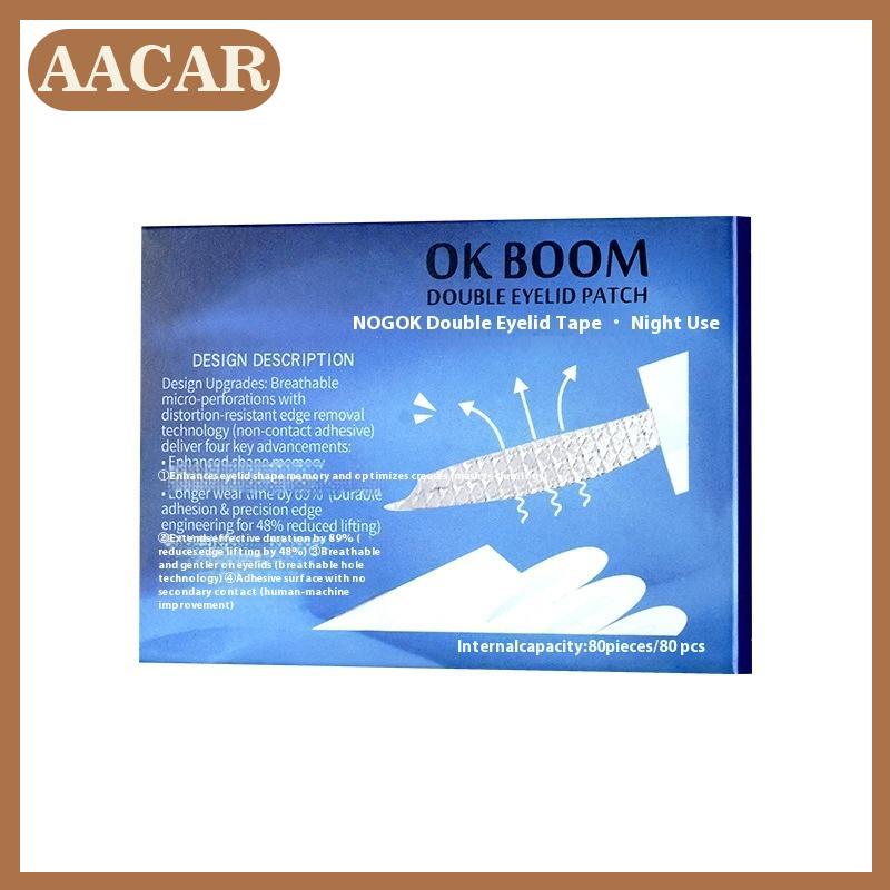 AACAR 40 80pcs Sleep Memory Double Eyelid Stickers Invisibility For Hooded Eyes Invisible, Waterproof Eyelid Stickers
