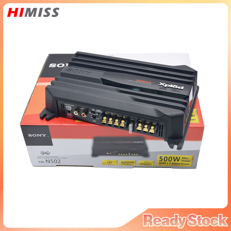 XM-N502 2 Channel Car Stereo Amplifier 130W High Power Auto Audio Sound Amplifier Car Audio Subwoofer Systems ราคา 3,283 บาท*ส่งฟรี