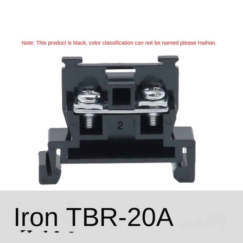 TBR-20A (Sắt) đầu nối dây kiểu ray dẫn - Tùy chọn TBR-10A/20A/30A/45A/60A/100A