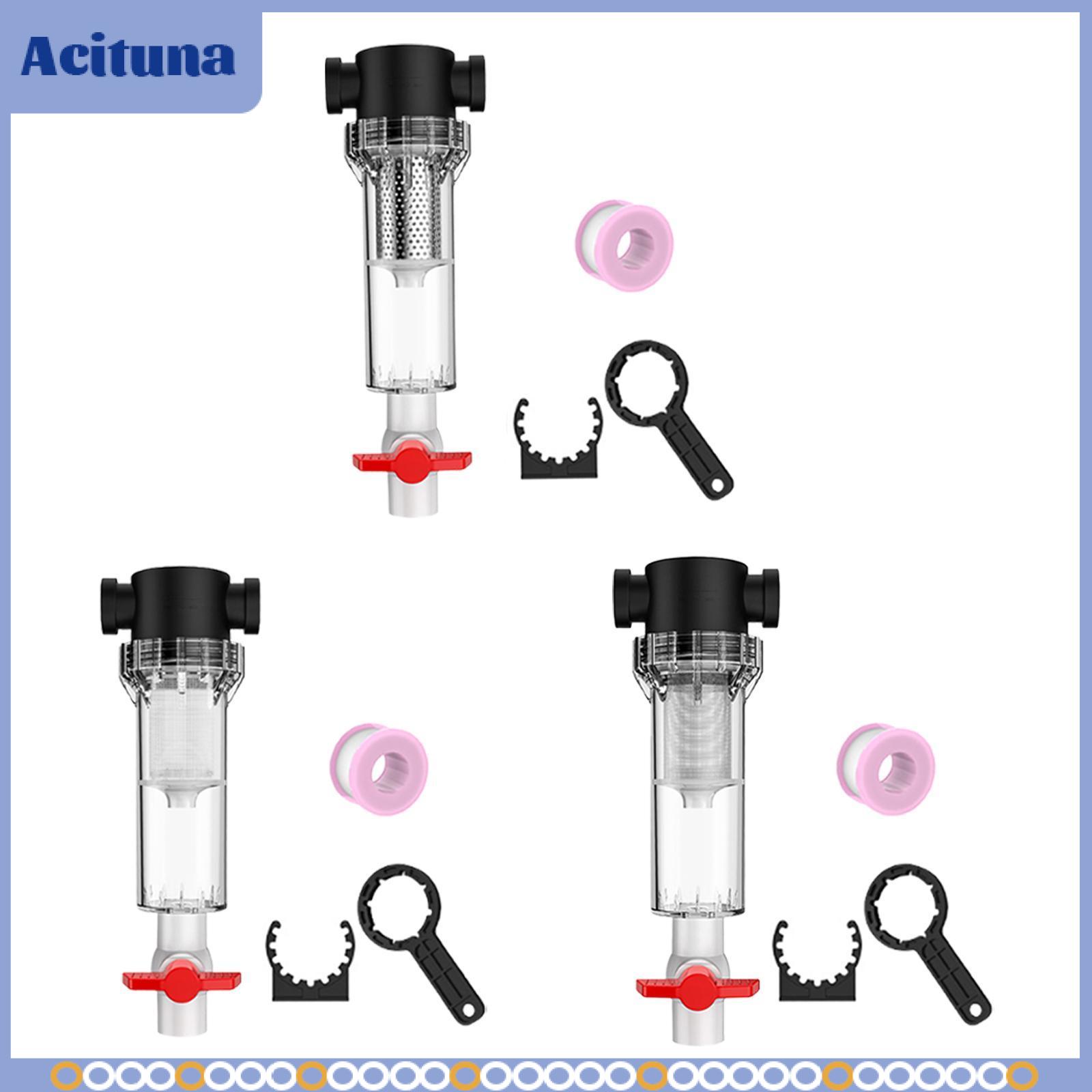 Sediment Water Filter Aquarium Filter Pump Fish Tank Filter Leakproof Gasket and Wrench NPT Inline Strainer Fish Tank Cleaner ราคา 3,249 บาท*ส่งฟรี