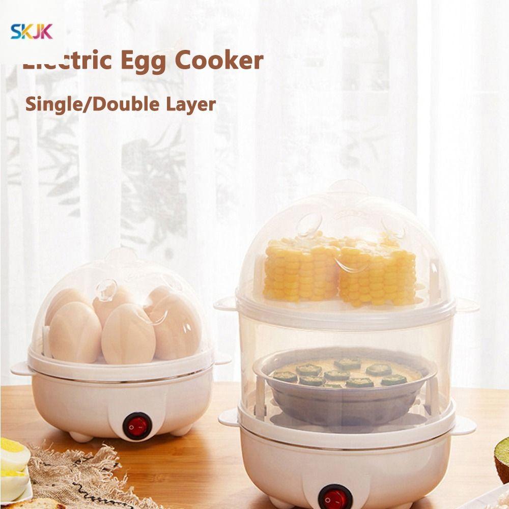 SKJK Một/hai lớp RAPID Bữa sáng Sữa Máy làm nóng trứng Nhà bếp Máy nấu ăn Nồi hấp trứng Nồi nấu trứng Nồi nấu trứng chạy điện