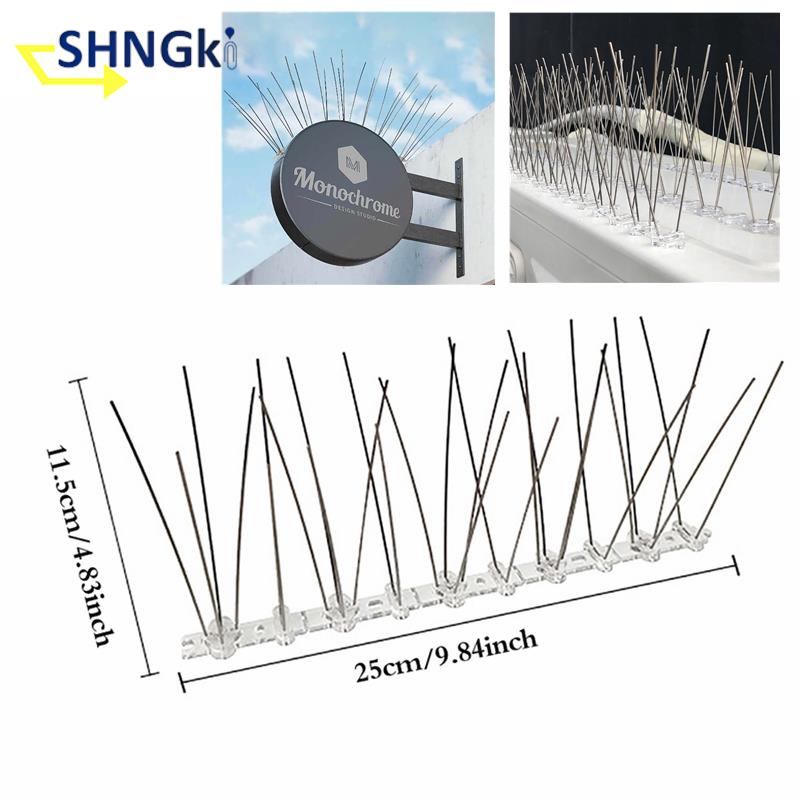 Nhựa kiểm soát dịch hại chim & Pigeon gai chống mèo chống Pigeon Spike cho thoát khỏi của chim bồ câu và scare chim 25*11.5cm