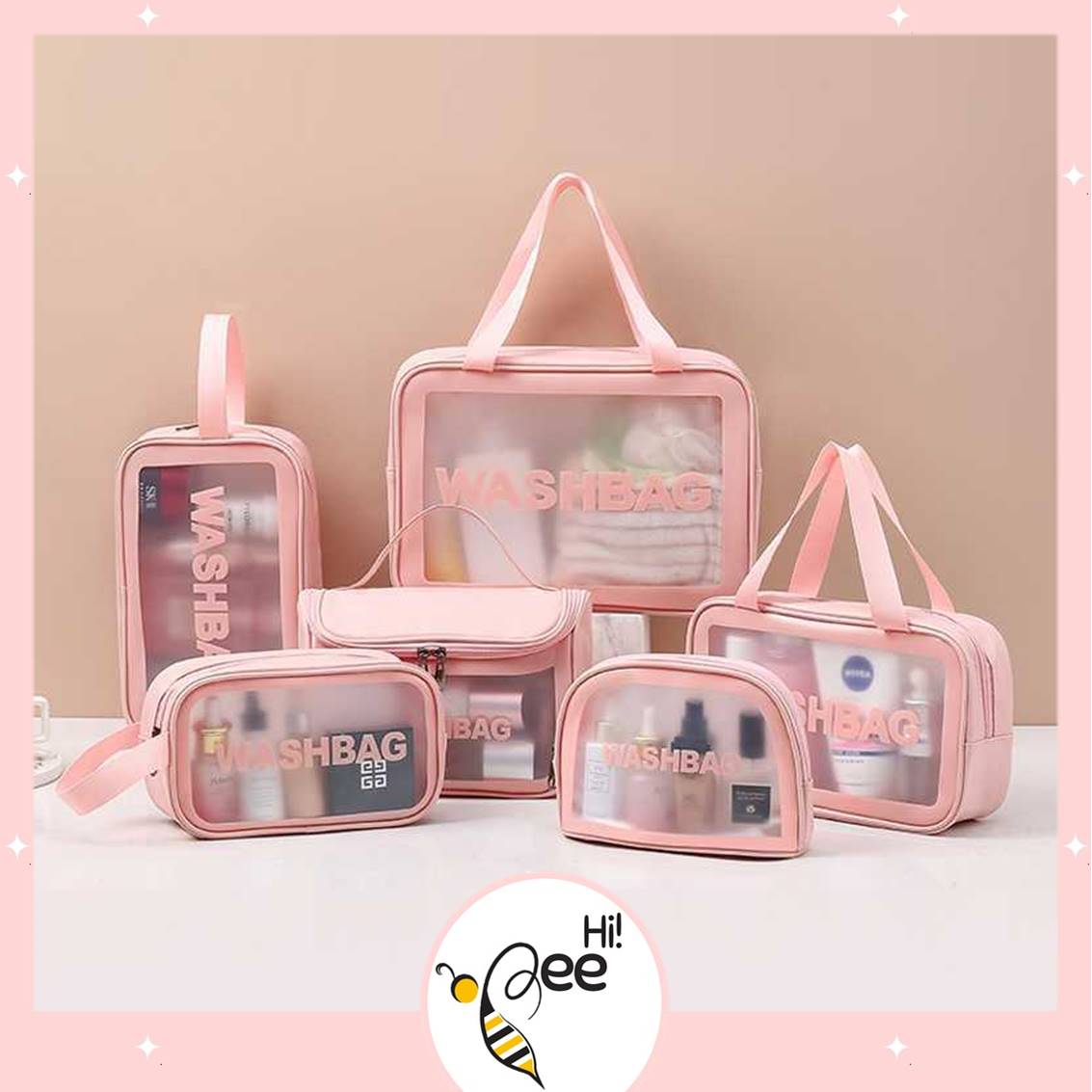Jual Tas Travel Bag Make Up Hijau 