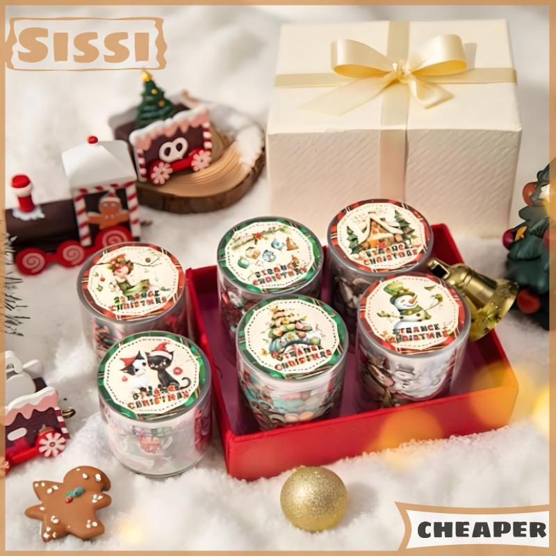 Sissi 50mm x 200cm kỳ lạ giáng sinh loạt đêm cổ điển lễ hội phong cảnh vật liệu cắt dán băng vật nuôi sáng tạo Tạp Chí Văn phòng phẩm