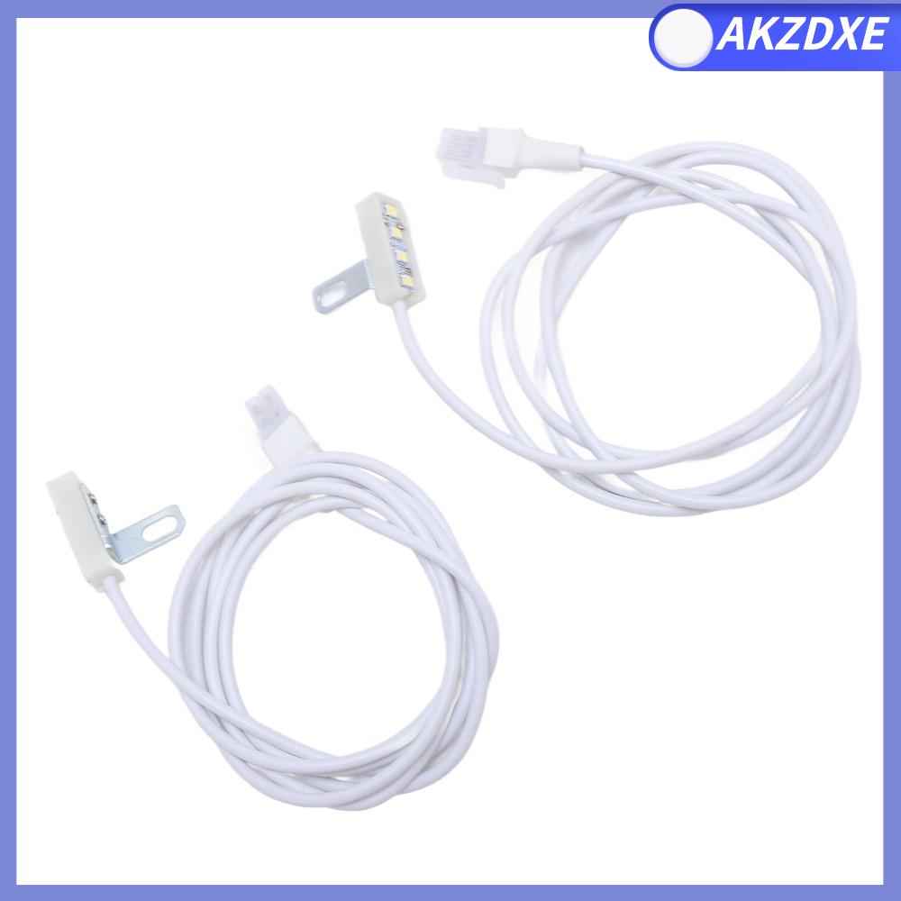 AKZDXE 2pcs Cài đặt dễ dàng Đèn LED làm việc Bền bỉ Linh hoạt Đèn chiếu sáng điều khiển điện Đèn chiếu sáng Công nghiệp Đèn máy may vắt sổ Cho Pegasus 700 M800 EX3200 5200, cho máy may SiRUBA 747 988, cho 6000 8000, cho 3300 3600 6700 Máy may