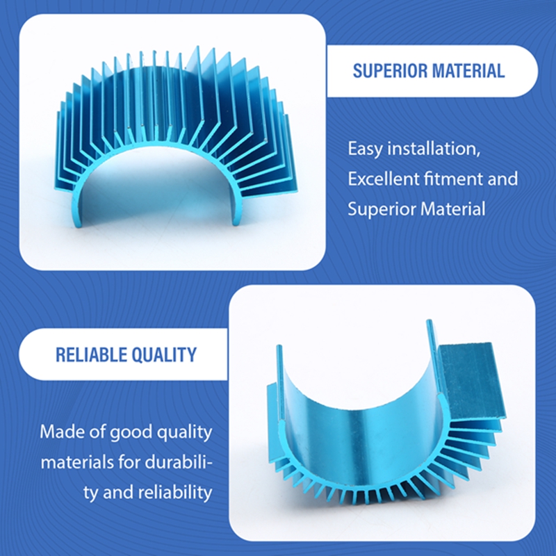 540 Brushed Motor Waterproof with Heat Sink for 1:10 RC Car Crawler SCX10 AXI03007 90046 Gen8 - 4