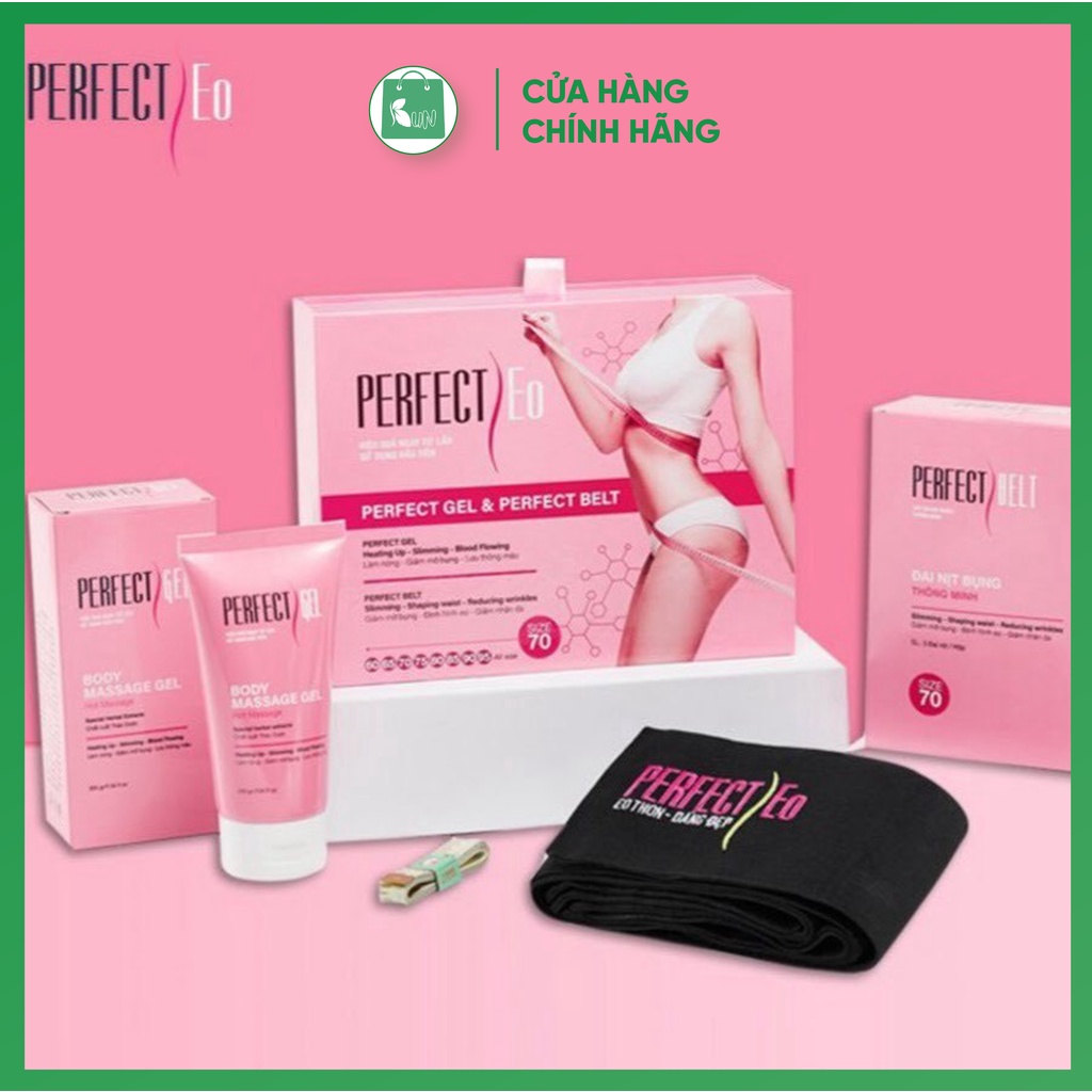 Combo đai - gel tan mỡ bụng perfect eo về hàng số lượng lớn