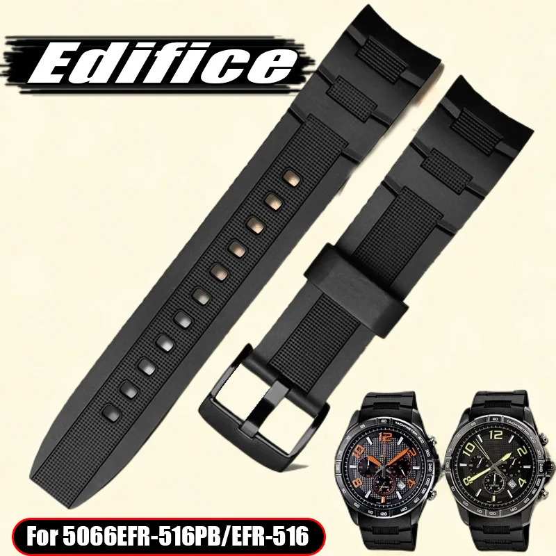 Watch Strap Casio Ef 516 Casio Edifice Watch Strap Resin Silicone