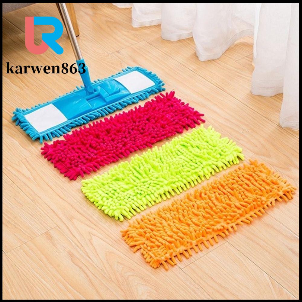 KARWEN863 Có thể tái sử dụng Khăn lau nhung san hô Có thể giặt Thấm hút Khăn lau nhà lười biếng  Dày Phụ kiện chổi lau nhà Dụng cụ vệ sinh nhà cửa, vệ sinh bếp