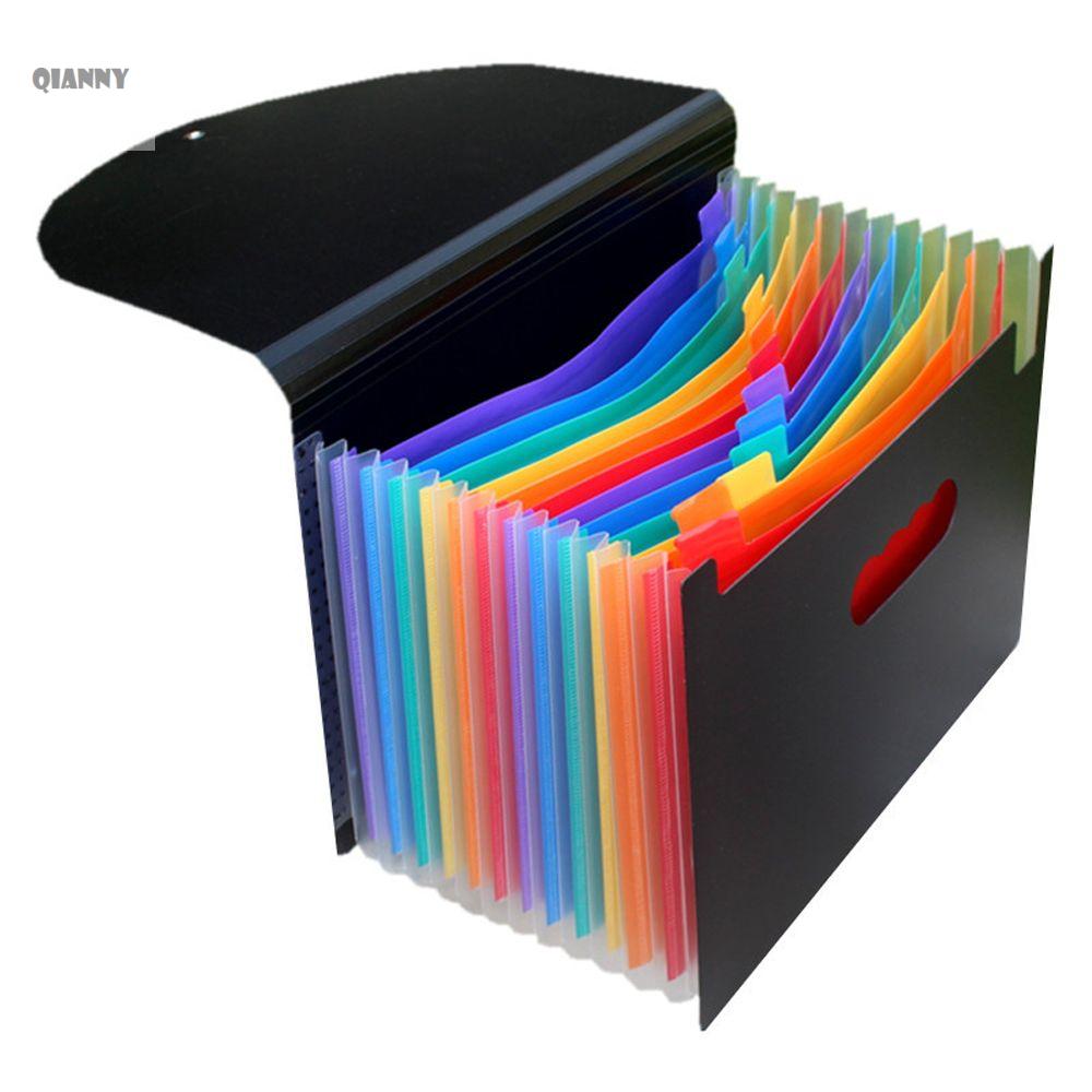 Qianny lưu trữ túi bàn di động lưu trữ nộp hồ sơ sản phẩm A4 túi lưu trữ