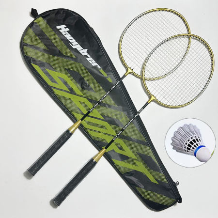 Children's Carbon Fiber Badminton Racket - Durable Training Racket
