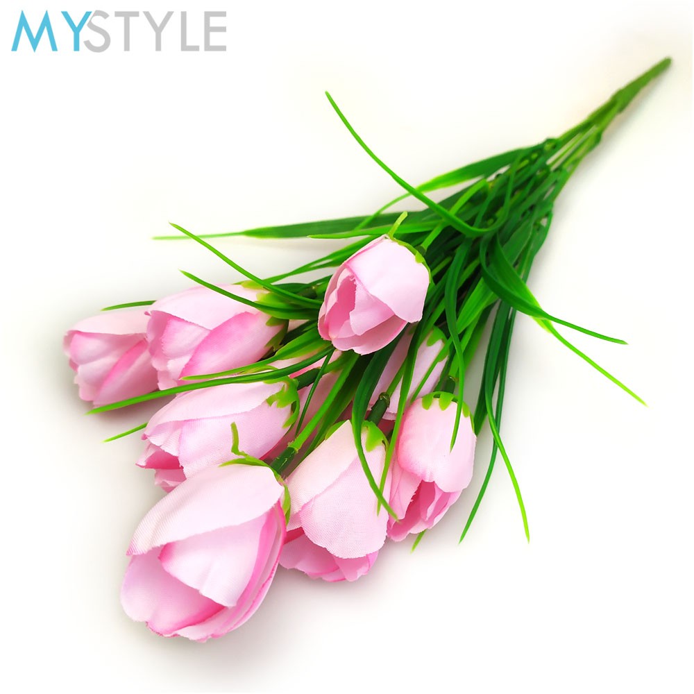BUNGA TULIP SC10 ARTIFICIAL1 TANGKAI = 10 BUNGA PLASTIK HIAS PALSU DEKORASI