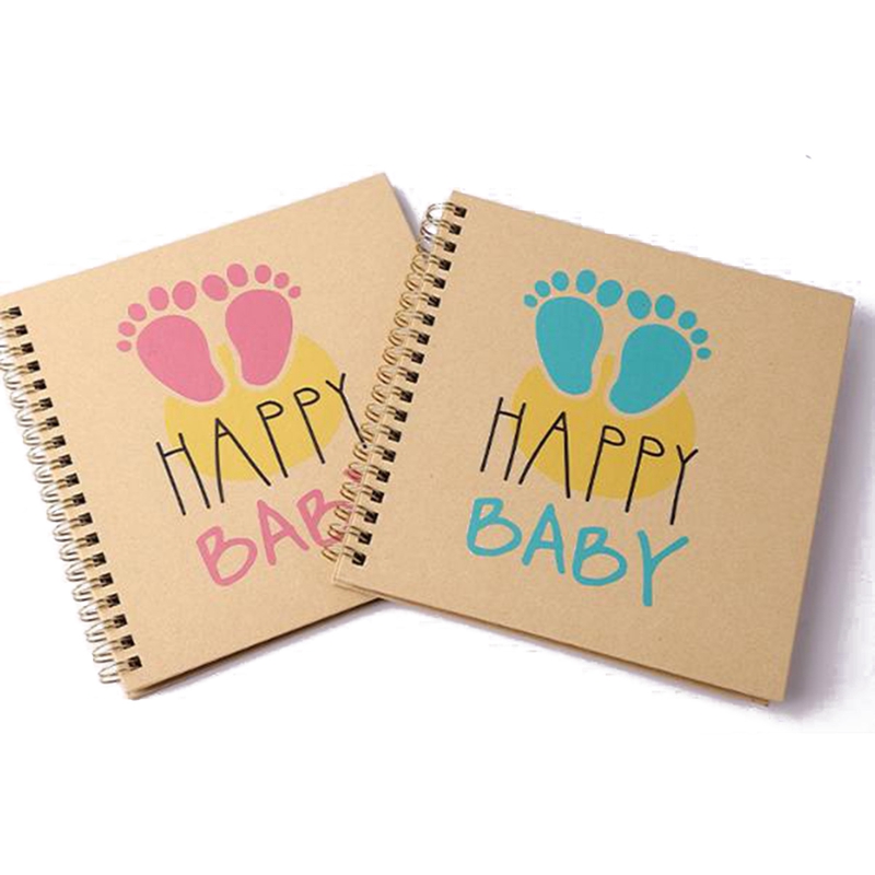 หนังสือเก็บสมุดบันทึกภาพเด็กทารกอัลบั้มรูปสมุดภาพ Diy สำหรับเด็กผู้หญิงเด็กผู้ชาย