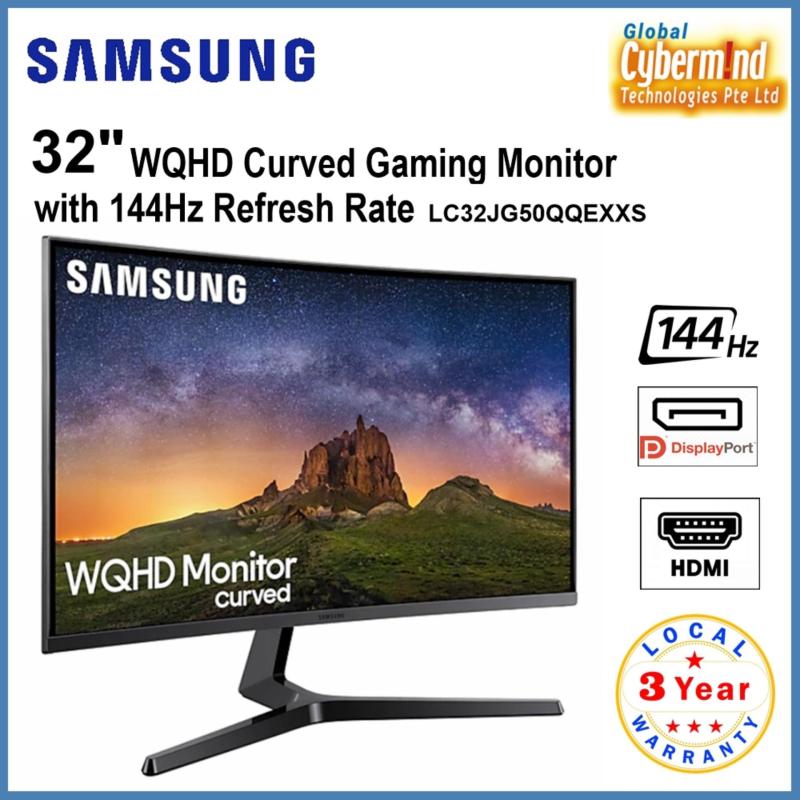(Just Launched!) Samsung Monitor C32JG50QQE / C32JG50 32  CJG5 Curved Gaming Monitor with WQHD Resolution and 144Hz Refresh Rate (Local Distributor Stocks / Samsung Singapore on-site warranty) Singapore