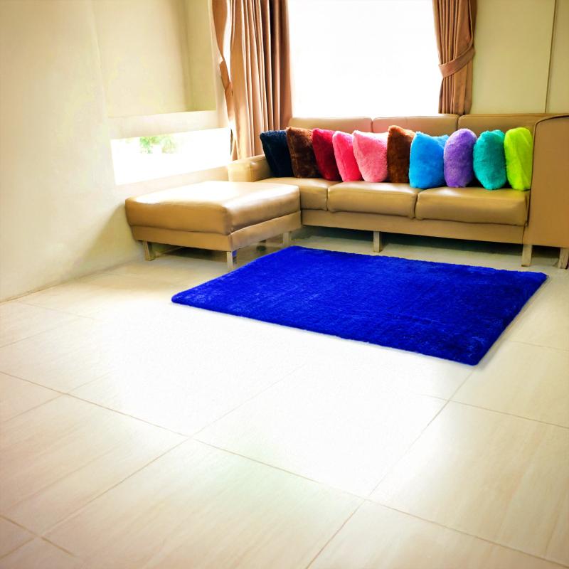 BerkahSaluyu - Karpet lembut ukuran 50x160cm bahan bulu rasfur