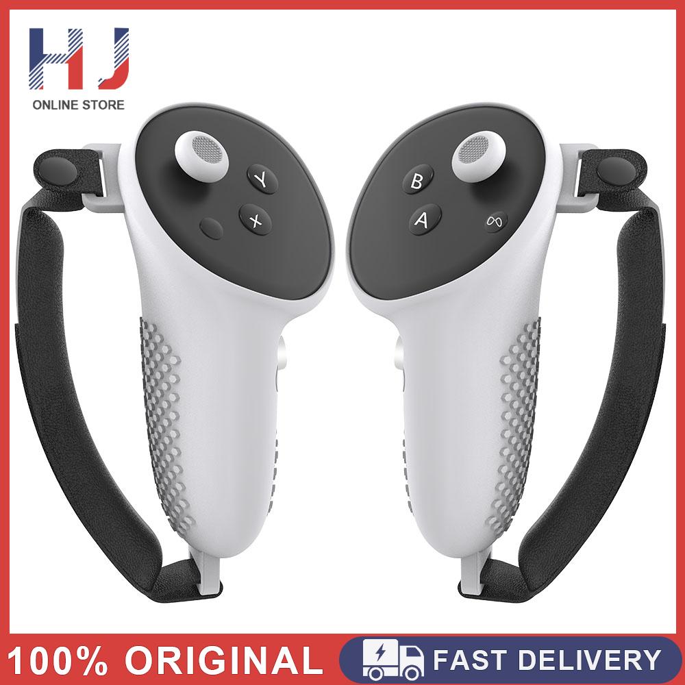 1 cặp Silicone miếng bọc bảo vệ bộ điều khiển chống sốc điều khiển bọc tay phanh chống rơi cho Meta Quest 3 VR phụ kiện