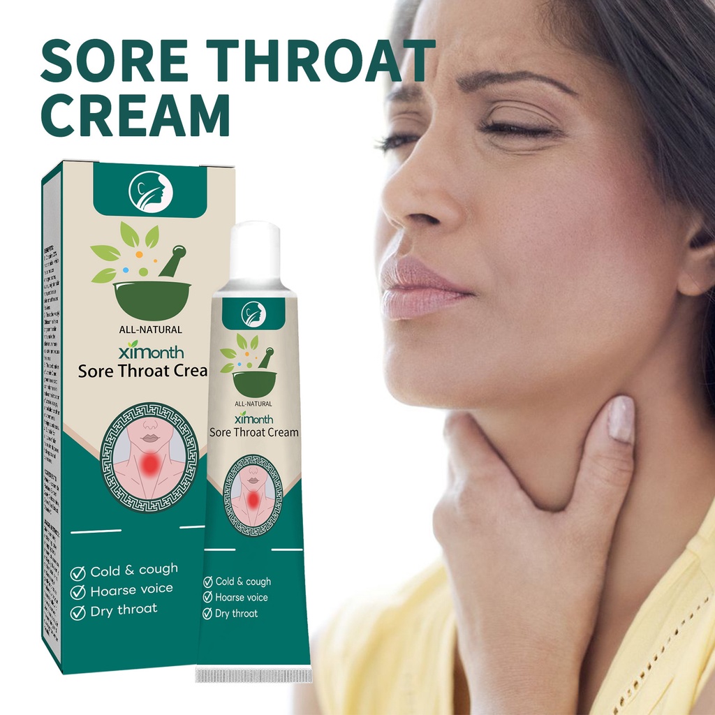 20g Sore Throat Cream Dry Itchy Pharyngitis Treatment Ointment Sore Throat