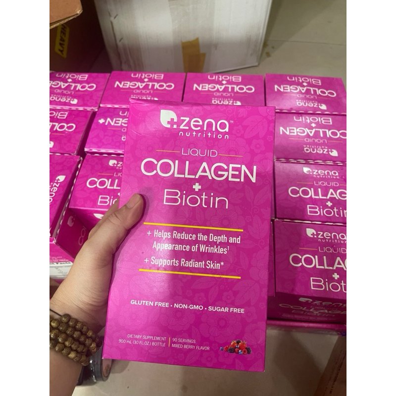 Co𝐥𝐚𝐠𝐞𝐧 𝐝𝐚̣𝐧𝐠 𝐧𝐮̛𝐨̛́𝐜 𝐙𝐞𝐧𝐚 𝐍𝐮𝐭𝐫𝐢𝐭𝐢𝐨𝐧 𝐋𝐢𝐪𝐮𝐢𝐝 𝐂𝐨𝐥𝐥𝐚𝐠𝐞𝐧 + 𝐁𝐢𝐨𝐭𝐢𝐧 900ml - 🍑Khắc phục chuyên sâu nếp nhăn và làm da căng mịn 🍒Giúp da sáng và đều màu 🍑Bổ sung các dinh dưỡng chất giúp tóc và móng dày bóng