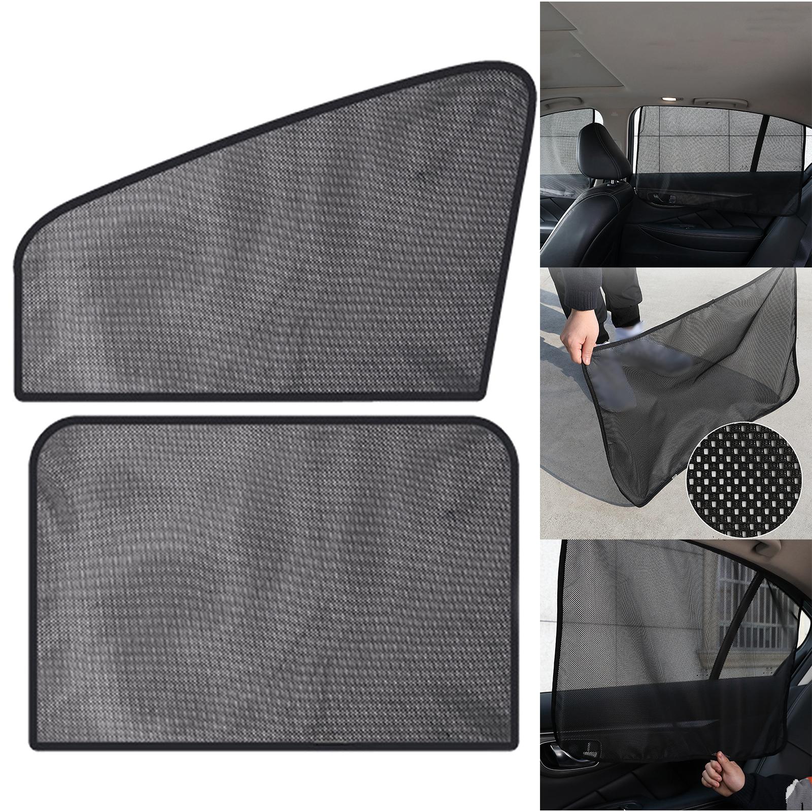Car Window Sun Shades for Side Windows Magnetic Breathable Mesh for S